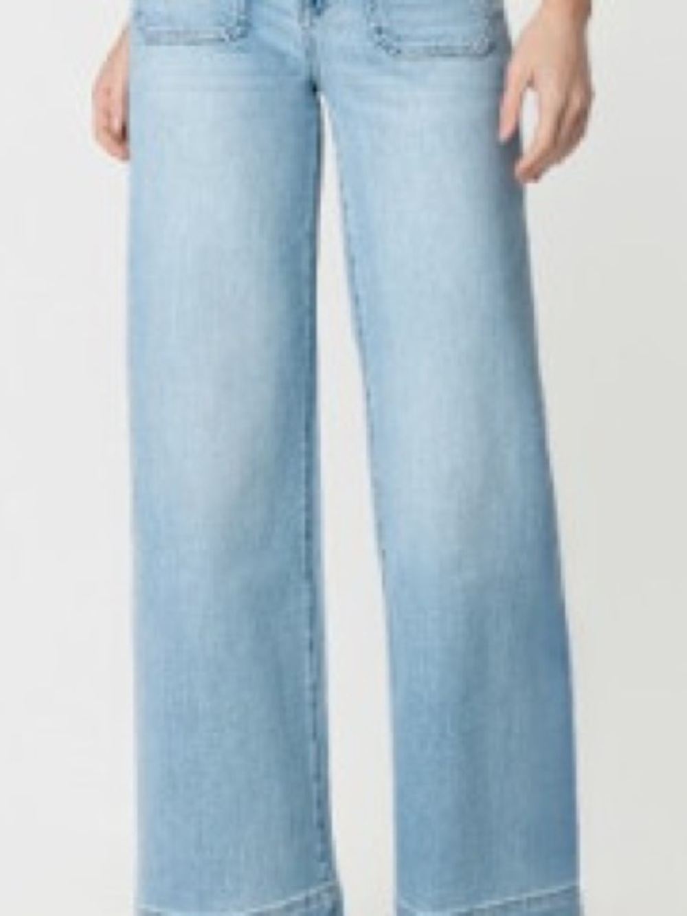 High Rise Wide Jeans Lt Wash